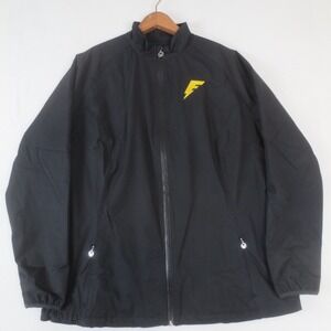 Callaway Black Lightweight Jacket with Yellow Logo